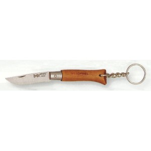 Couteau Opinel  n° 4 en porte clefs, lame inox