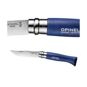 Couteau Opinel couleur bleu n° 8 lame inox