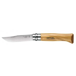Couteaux Opinel n° 8 en bois d'Olivier