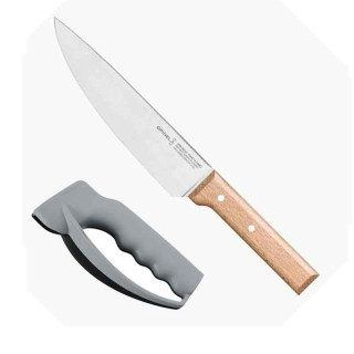 Pack éco couteau Chef Opinel | aiguiseur Victorinox