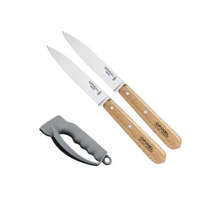 Pack éco couteau office Opinel | aiguiseur de poche Victorinox Sharpy