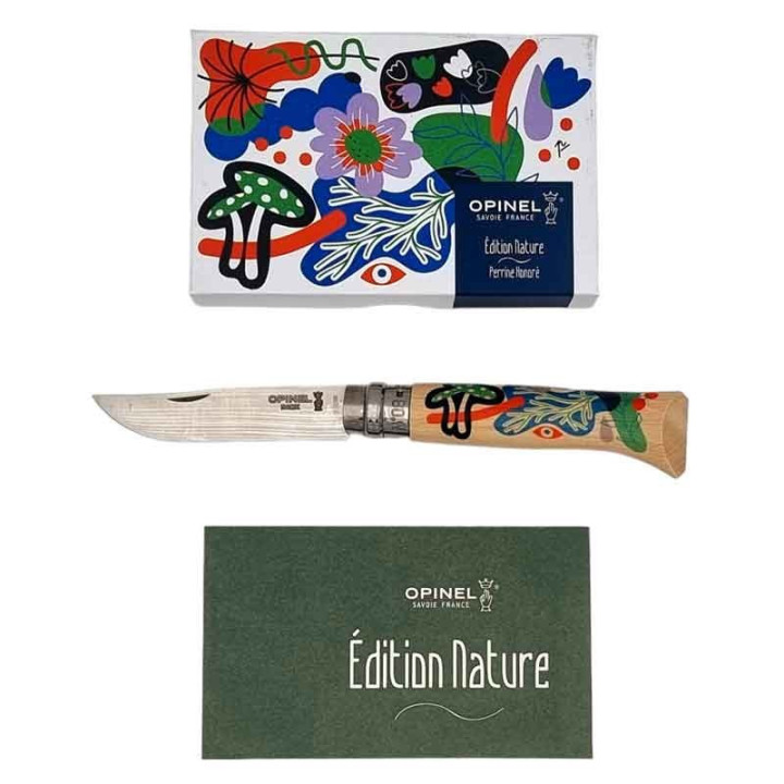 Couteau Opinel n° 8 édition NATURE | Perrine Honoré | séries limitées