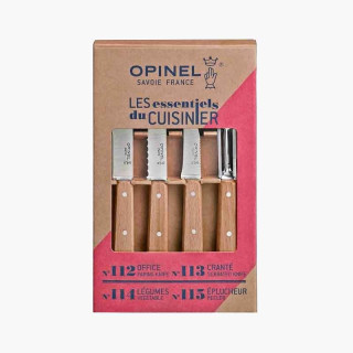 Coffret Opinel Les Essentiels du Cuisinier Naturel