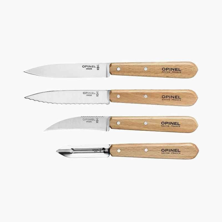 Coffret Opinel Les Essentiels du Cuisinier Naturel