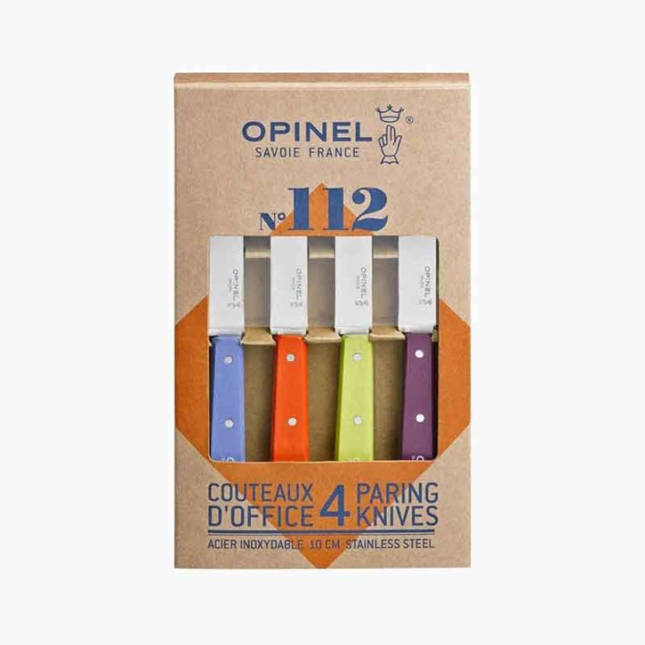 Coffret 4 couteaux cuisine Opinel | couleurs acidulées