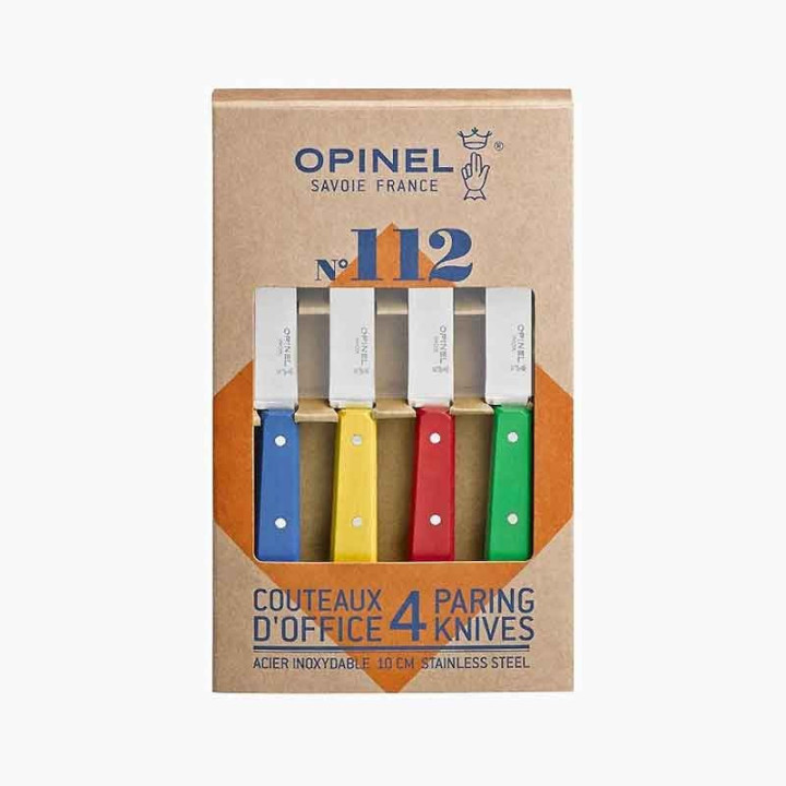 Coffret 4 couteaux cuisine Opinel | couleurs classiques