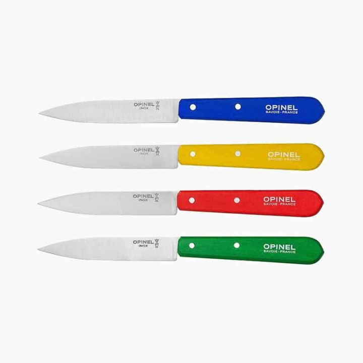 Coffret 4 couteaux cuisine Opinel | couleurs classiques