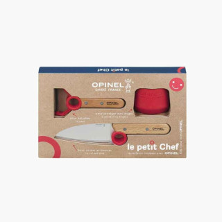 Coffret cuisine Opinel pour enfant "Le Petit Chef" Rouge