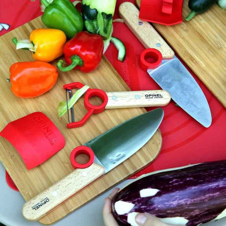 Coffret cuisine Opinel pour enfant "Le Petit Chef" Rouge