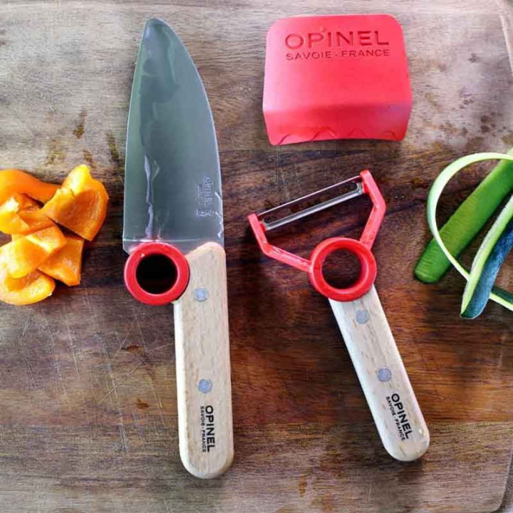 Coffret cuisine Opinel pour enfant "Le Petit Chef" Rouge