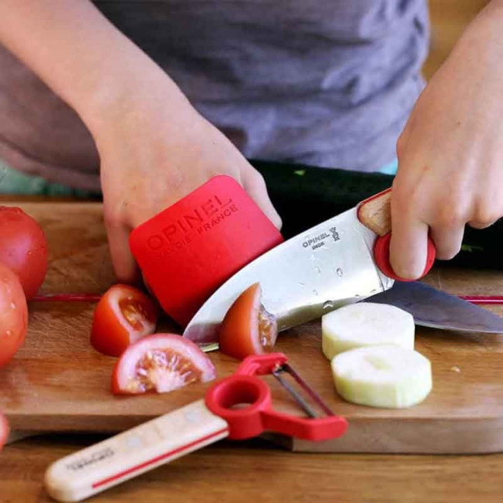 Coffret cuisine Opinel pour enfant "Le Petit Chef" Rouge