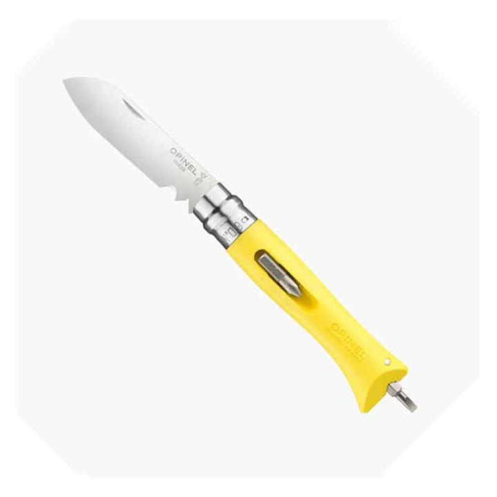 Couteau Opinel numéro 9 bricolage jaune