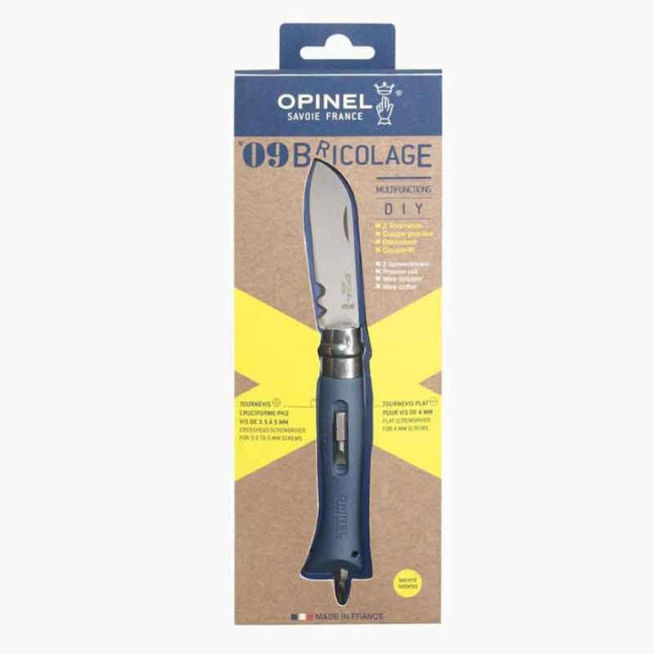 Couteau Opinel numéro 9 bricolage gris