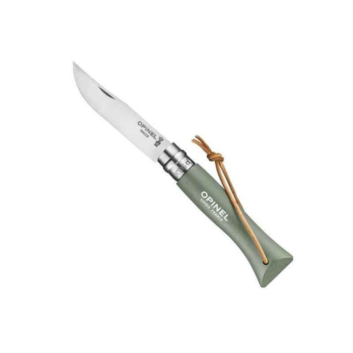 Couteau Opinel baroudeur numéro 6 vert sauge