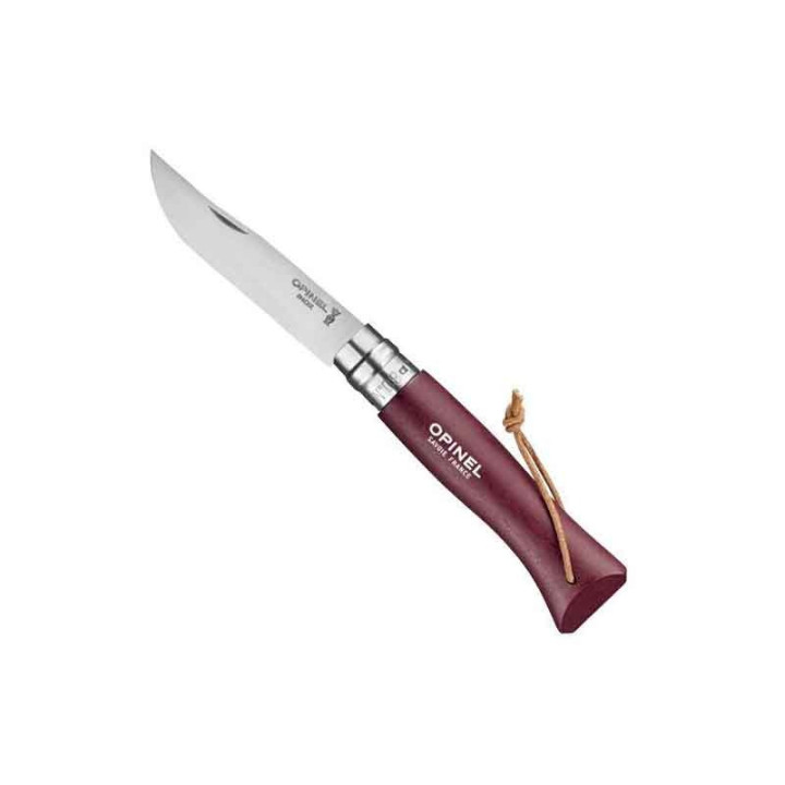 Couteau Opinel baroudeur numéro 8 violet grenat