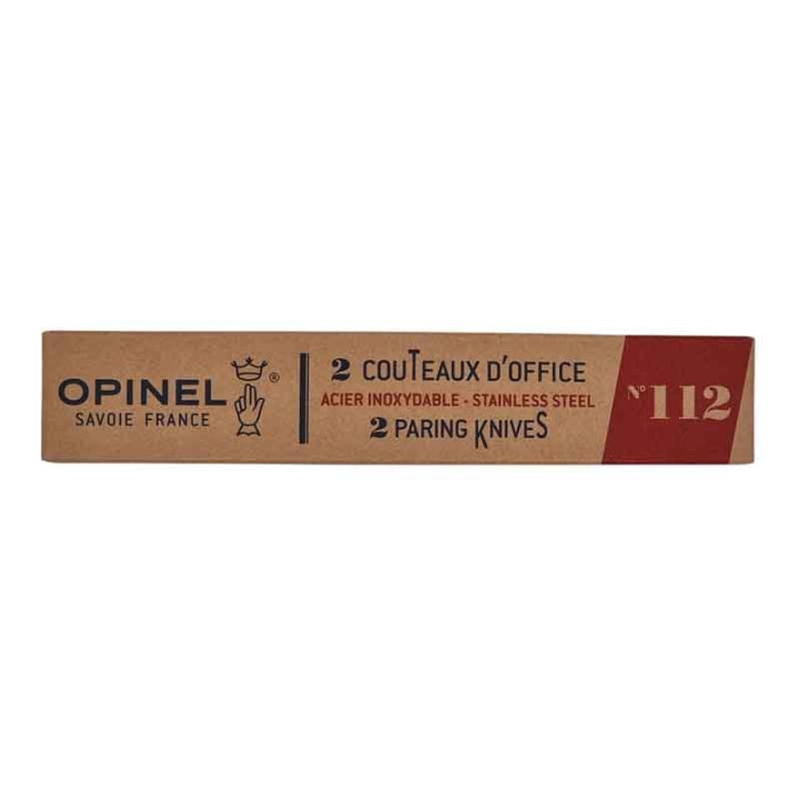 Lot de 2 couteaux office Opinel 112 | lame inox