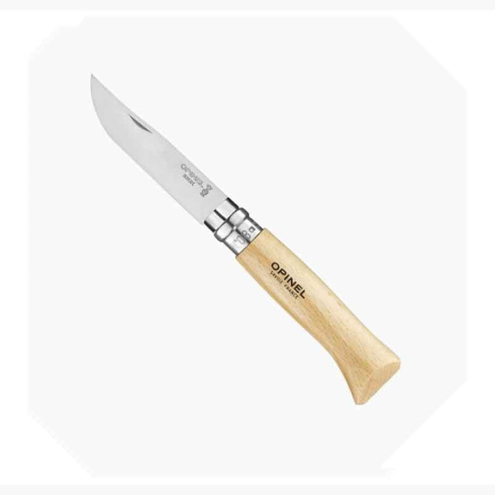 Couteau Opinel numero 8 lame inox avec étui Alpine sport