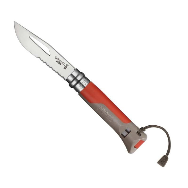 Couteau Opinel outdoor rouge n° 8 lame inox