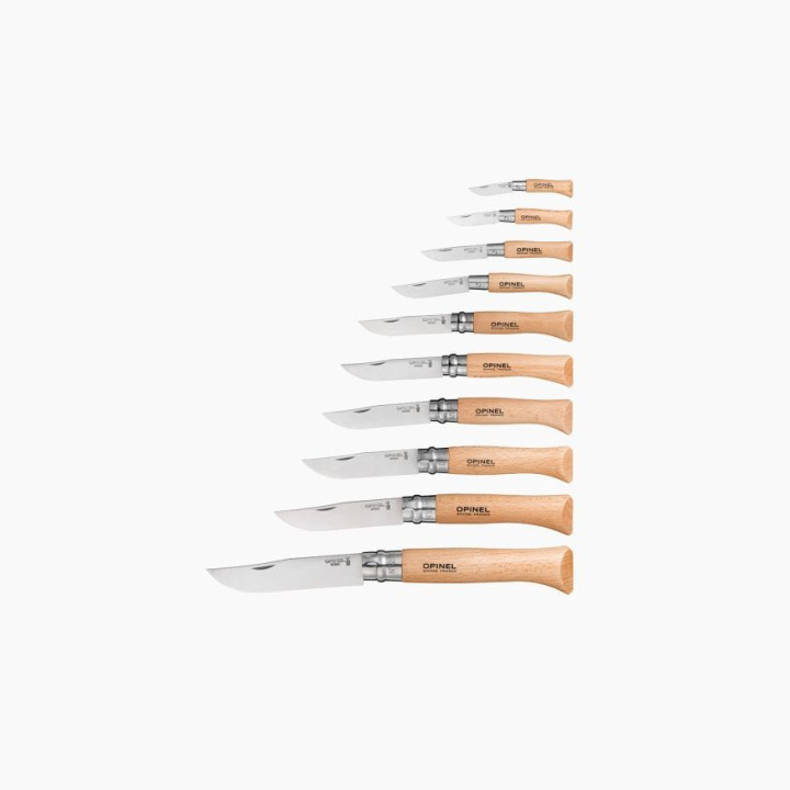 Coffret collection Opinel 10 couteaux | lame inox