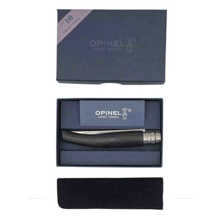Couteau Opinel n 10 effilé (ancienne version) | ébène