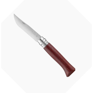 Opinel N°8 luxe en Padouk, lame inox polie