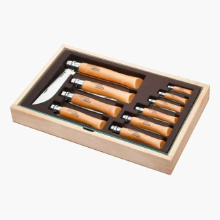 Coffret collection Opinel 10 couteaux | lame acier