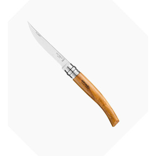 Couteau Opinel effilé en Olivier 10 cm