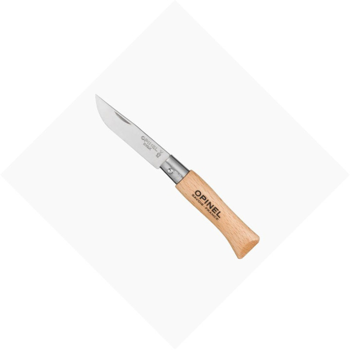 Couteau Opinel n°4 Inox | Petit couteau pliant polyvalent