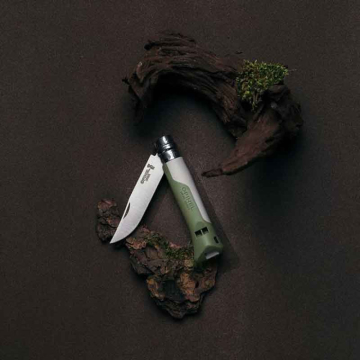 Couteau Opinel Outdoor Horizon Kaki numéro 8