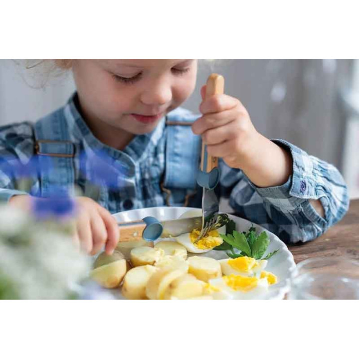 Couverts Opinel Enfants - Le Petit Gourmet - Coffret Bleu Pluie