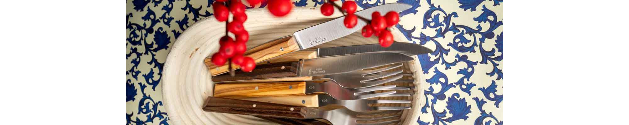 Couverts de table Opinel | Couteaux et fourchettes de table élégants